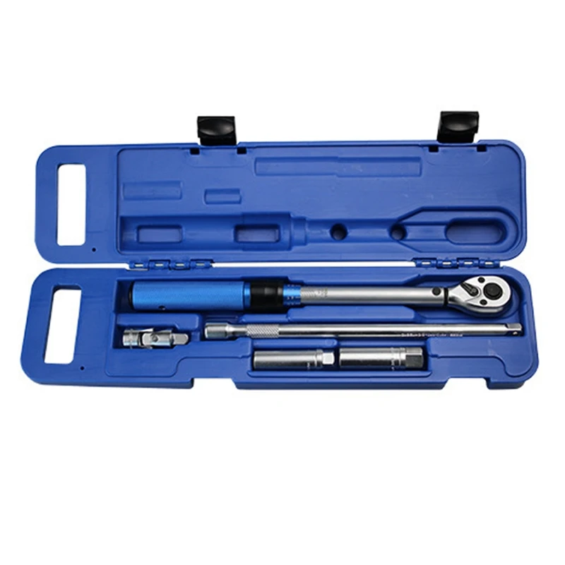 

Torque Wrench Repair Tools Adjustable Workshop House Vechile with Quick Release Button Mechanism Spanner Hand Tool
