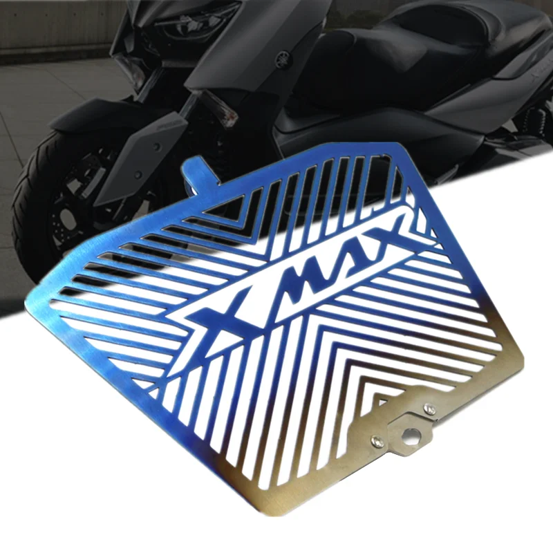 Защитная крышка радиатора для мотоцикла YAMAHA XMAX300 XMAX250 XMAX 300 2017 -2021 из нержавеющей