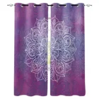 Красный Акварельная Мандала оконные шторы в простом стиле для Гостиная Спальня Кухня современные шторы дома украшение для штор жалюзи