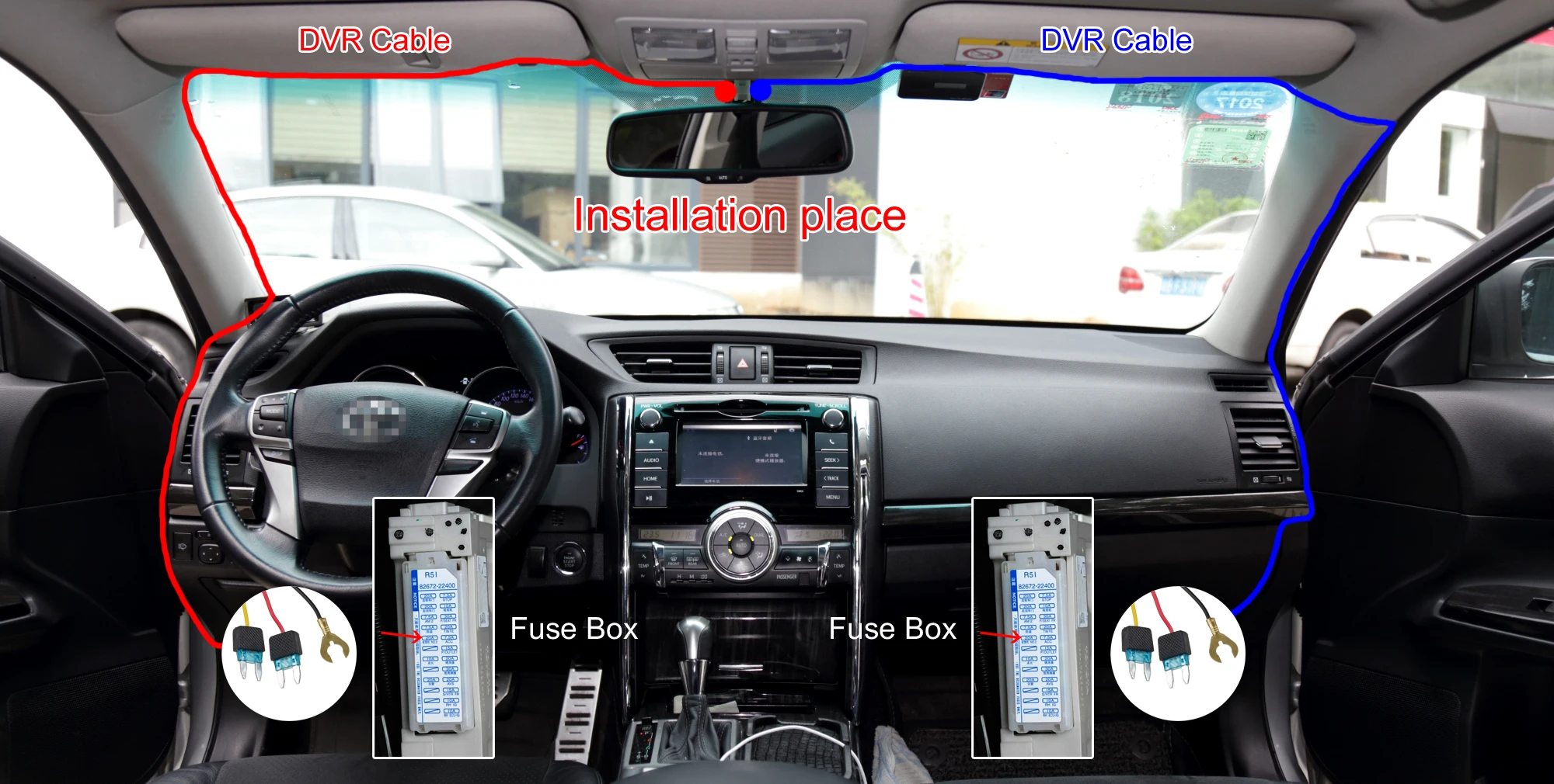 SINOSMART sony IMX323 1080P Wifi Автомобильный видеорегистратор Dash цифровой видеорегистратор для Geely Atlas общая модель 4WD управление приложением