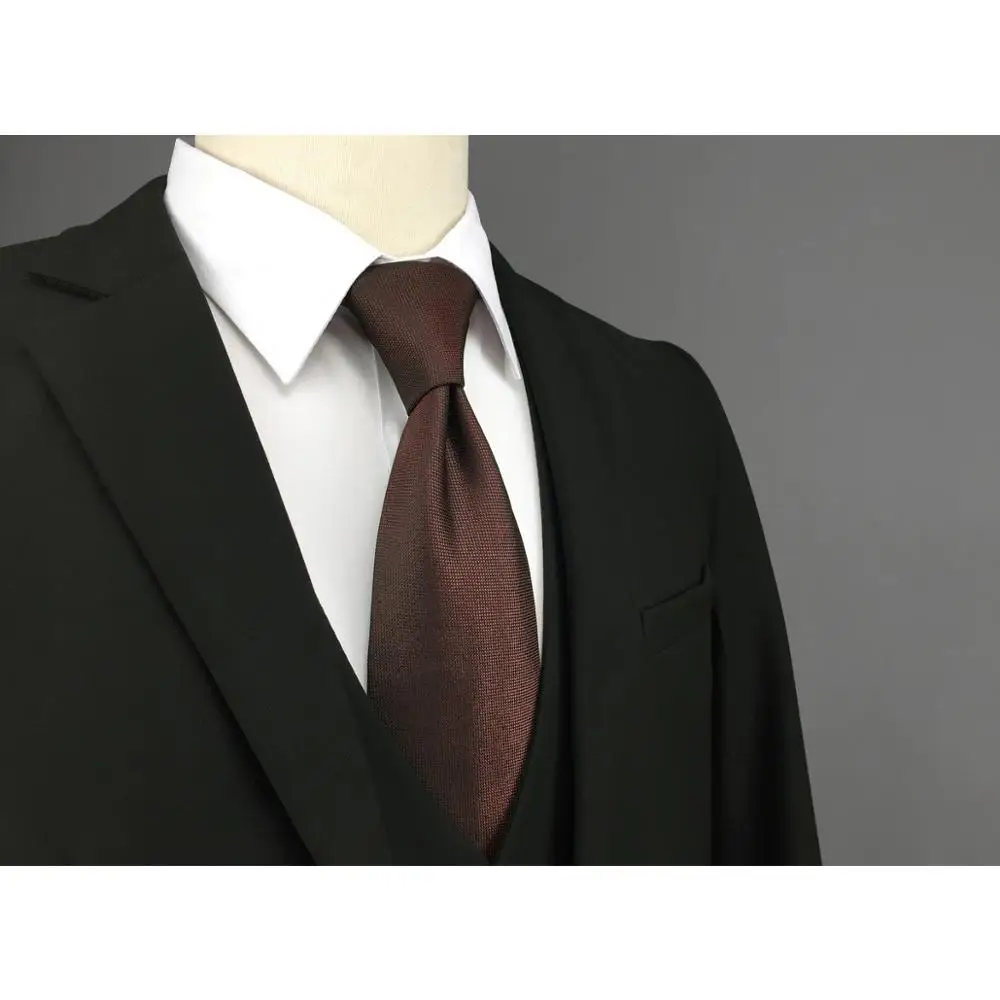 Красный Однотонный мужской галстук F32 модный жениха для мужчин очень длинный