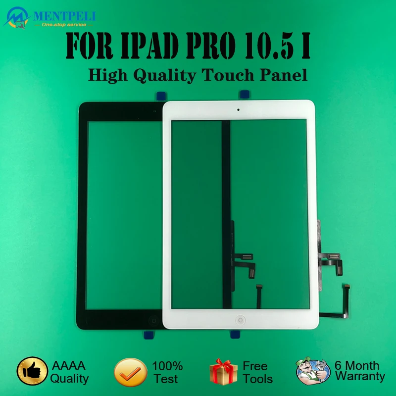 

MENTPELI For iPad Pro 10.5 1st A1701 A1709 A1852 Touch Screen Digitizer Outer Glass Repair Replace
