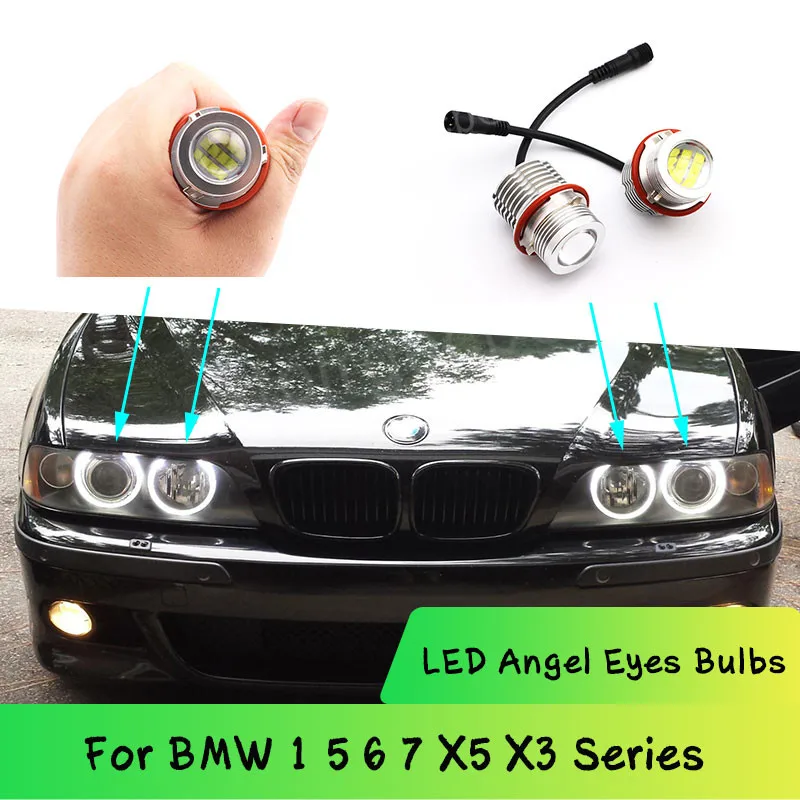 

Светодиодные лампы «глаза ангела» 120 Вт светодиодный BMW 1 5 6 7 X3 X5 Series E60 M5 E61 E63 E64 M6 E65 E66 E83 E53 E87 E39 530xi 650Ci