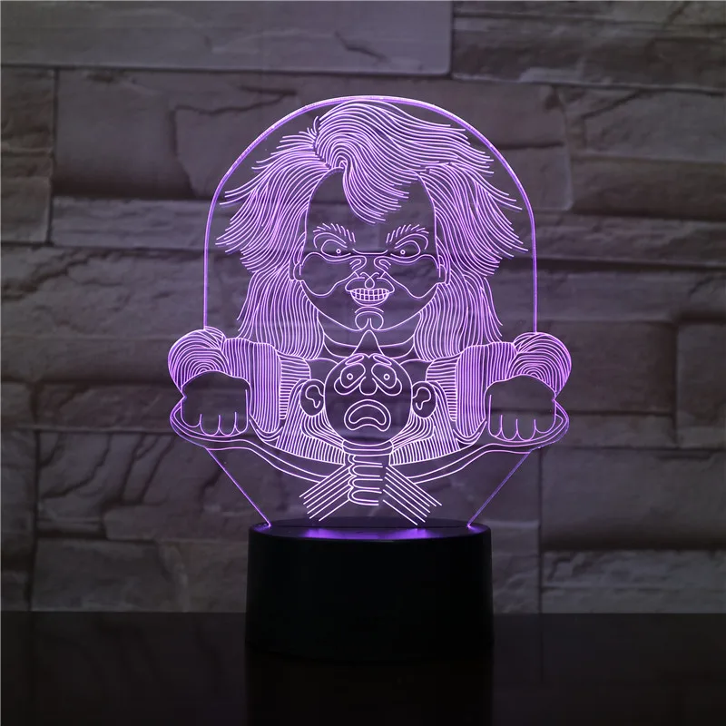 3D лампа милая награда для младенцев красивое украшение стола изменение цвета с