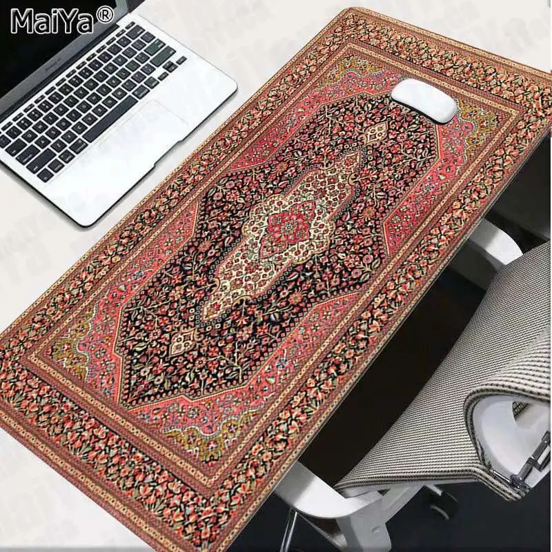 maiya slip pc persian mini woven rug mat gaming player desk laptop rubber mouse mat free shipping large mouse pad keyboards mat free global shipping