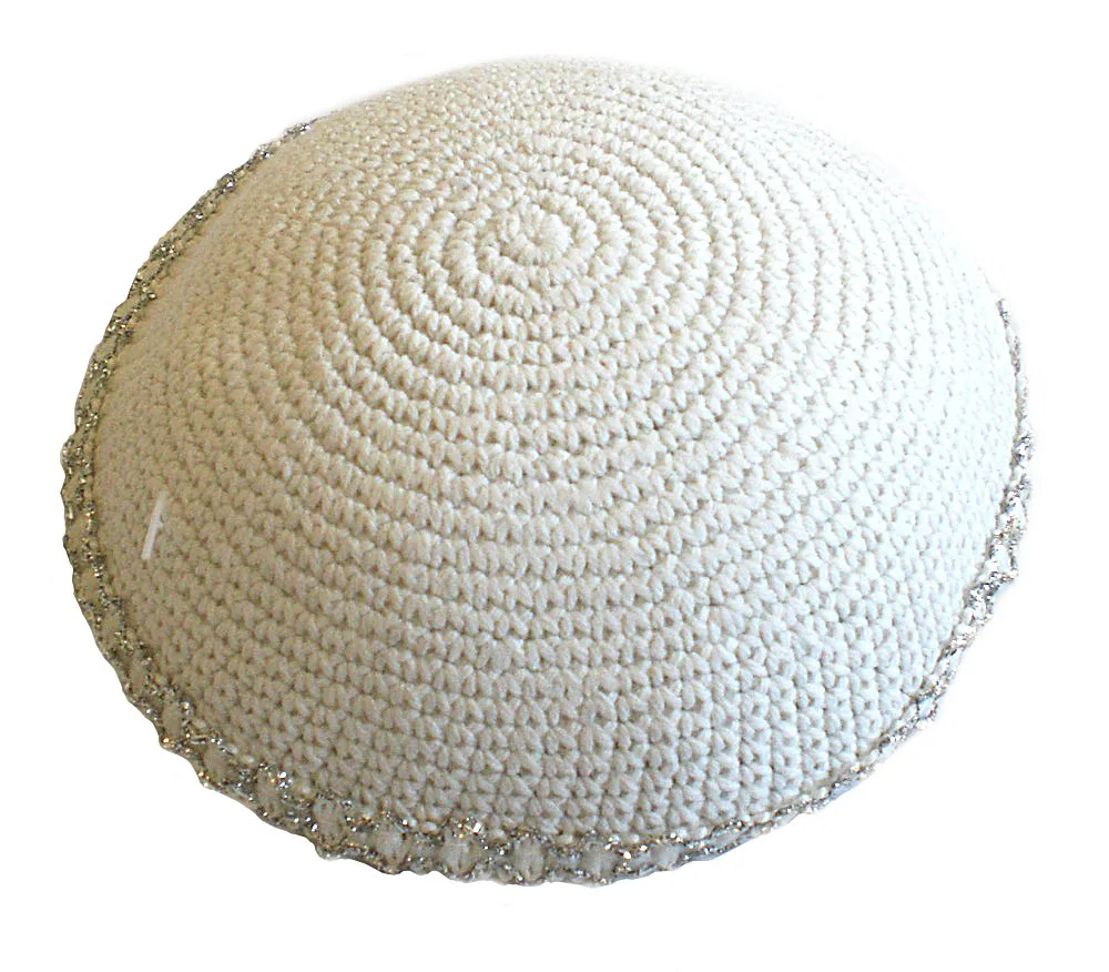Ручная работа вязаная шапочка черепа YARMULKE KIPPAH индивидуальный заказ под запросом
