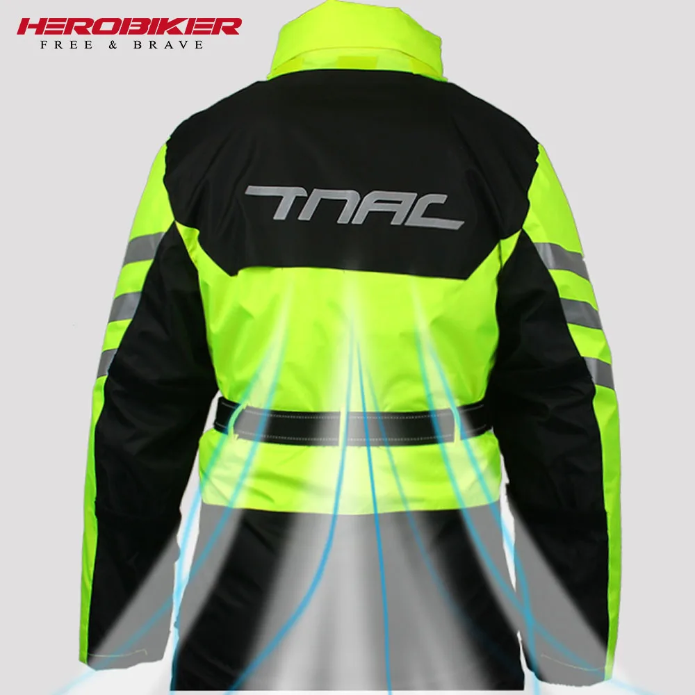 

Electric Motorcycle Split Riding Raincoat Waterproof Rainstorm-proof Full-body Rain Gear Men's Thickened Body Rain Suit