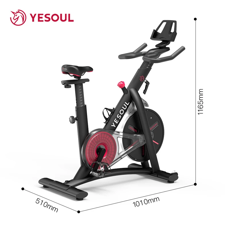 

[EU Direct] YESOUL S3 Slient Smart Home Fitness Exercise Bike Indoor Cycling Bike Body Building Gym Fitness Equipment Load 120kg