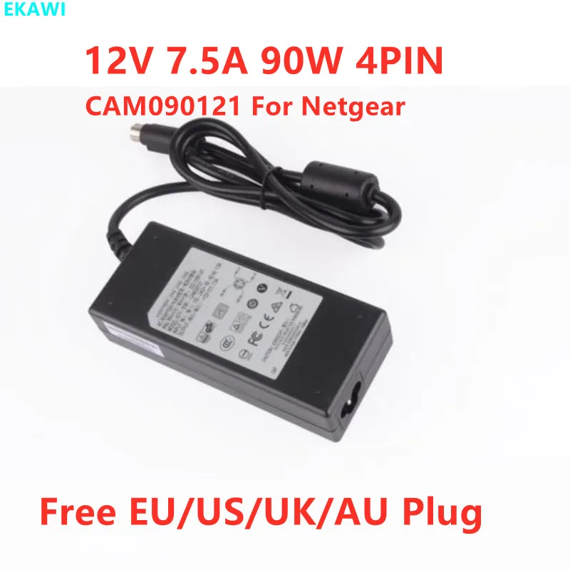 Подлинная 12V 7.5A 90W 4PIN CAM090121 кВт 2AAL090F Питание Зарядное устройство адаптер