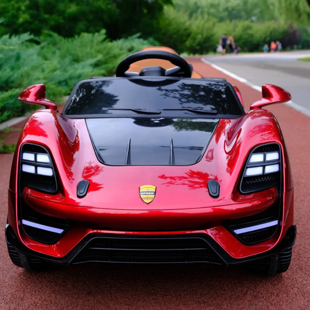 Детский электромобиль с пультом дистанционного управления качающийся