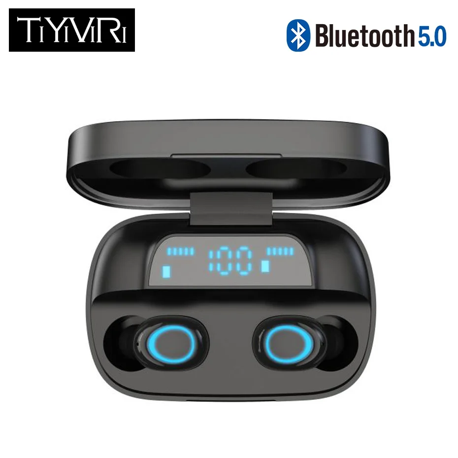 TiYiViRi TP02 Беспроводной Bluetooth наушники с двойной Mic в True вкладыши мини для наушников
