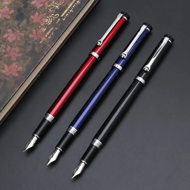 

Jinhao 998 Luxury Men's Fountain Pen Business Student 0.5mm Extra Fine Nib Calligraphy Office Supplies Writing Tool 20CB