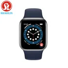 Смарт-часы серии 6 для мужчин и женщин, часы с Bluetooth для звонков, для apple watch, iphone, Android, 38 мм 40 мм 42 мм 44 мм