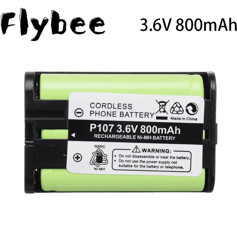 3.6V 800mah NI-MH Cordless Eleoption Home Phone Battery for Panasonic HHR-P107/HHRP107A/1B HHRP107A/1B P107 Lithium 1PCS | Электроника