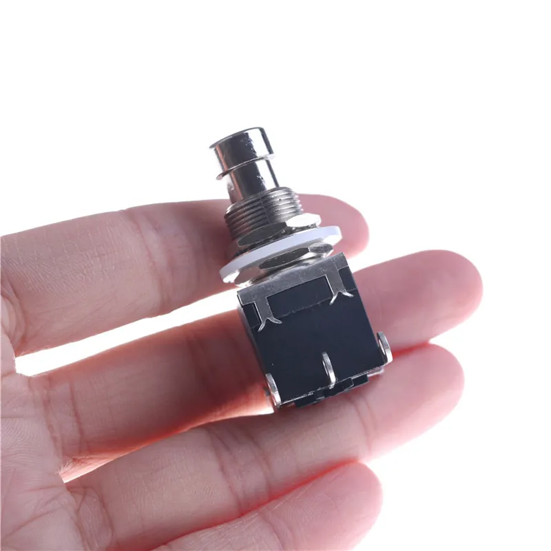 6pins DPDT моментальный Stomp ножной переключатель для гитары AC 250V/2A 125V/4A|Деревянные