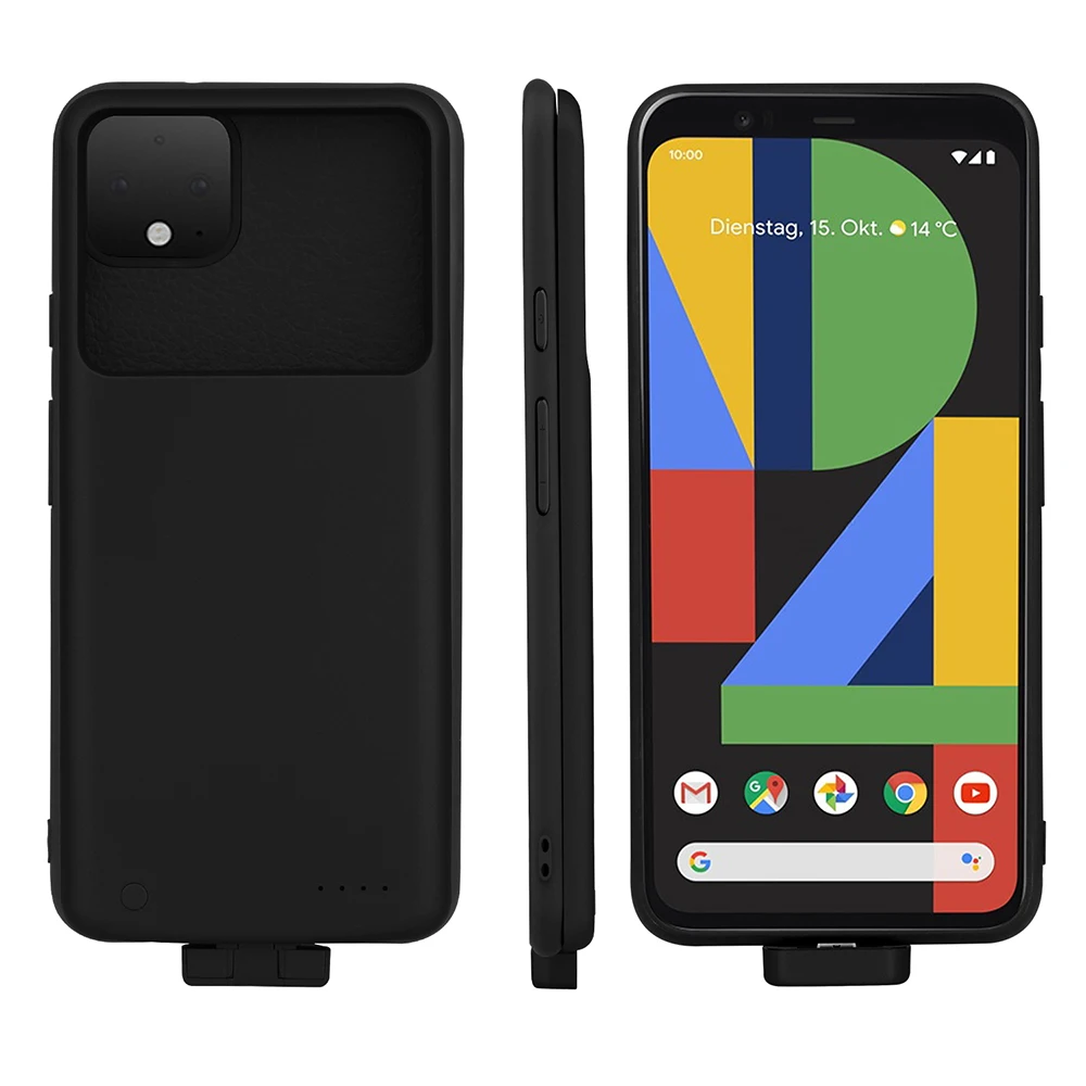 Чехол для аккумулятора Google Pixel 4XL чехол зарядки 7000 мАч смартфона внешний