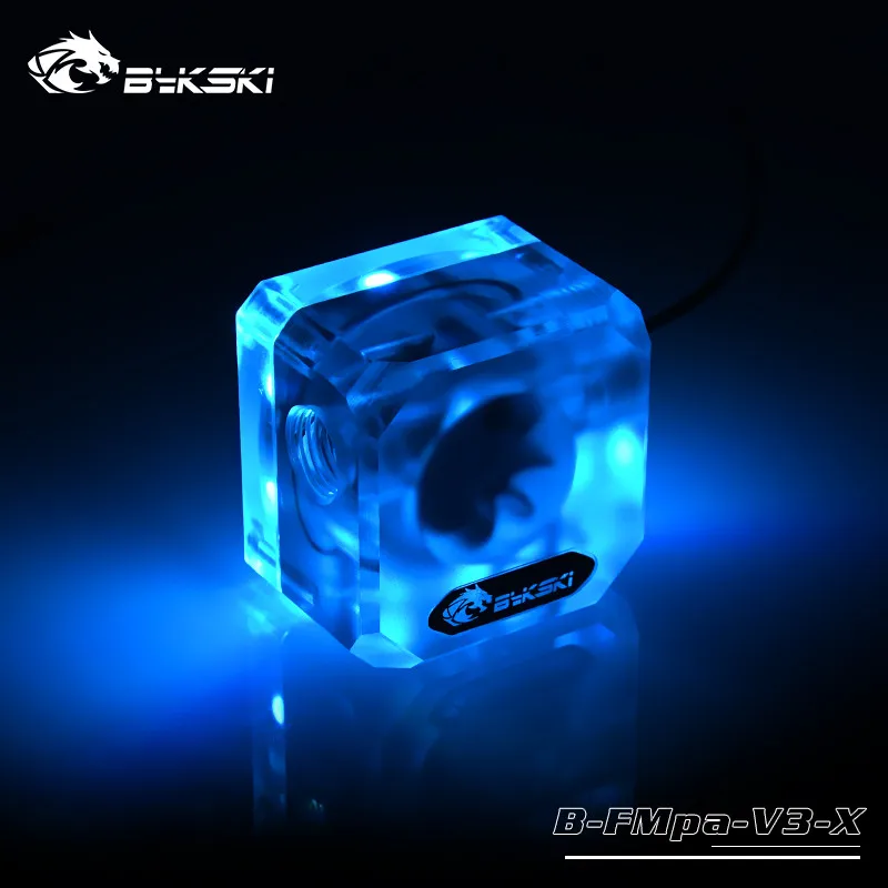 Бутиковый расходомер Bykski набор для водяного охлаждения прозрачный акриловый