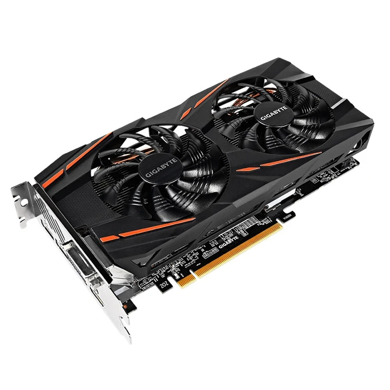 Gigabyte RX 580 4GB Video Card AMD GPU Radeon RX580 Gaming Graphics Screen Cards Map Desktop PC Computer Game VGA Videocard | Компьютеры и