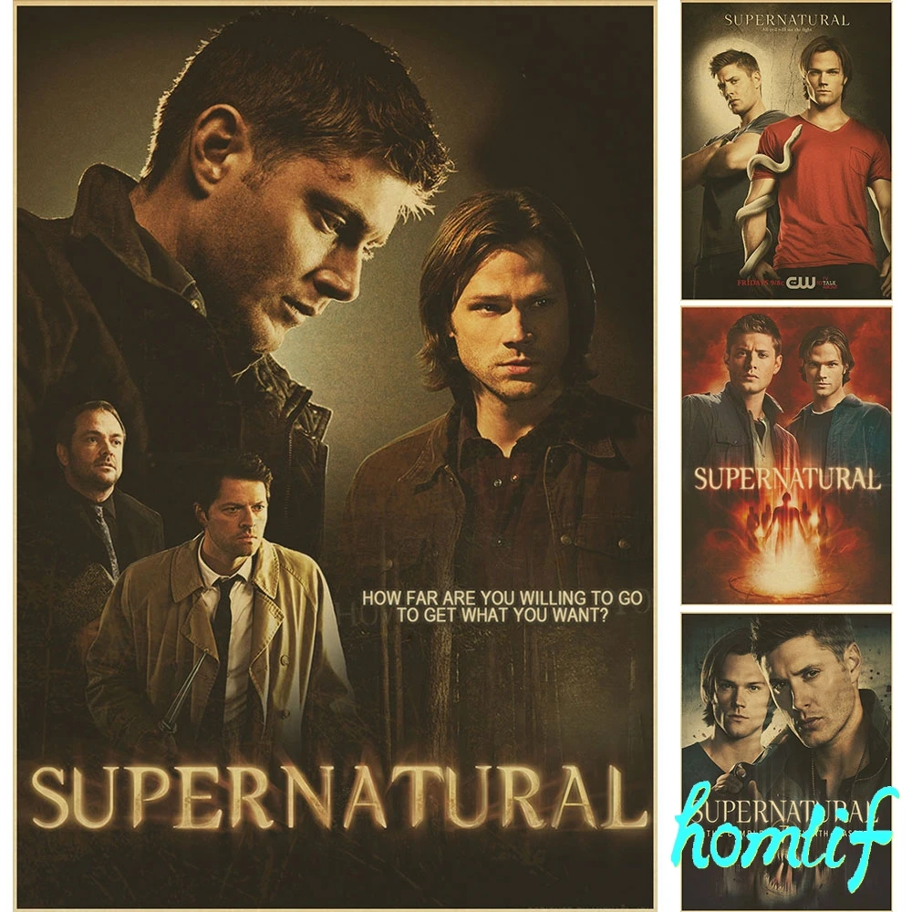 Полная квадратная/круглая Алмазная картина Горячая сверхъестественная супер