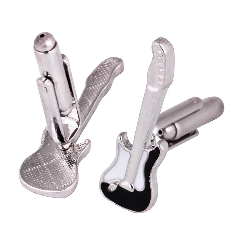 Мужские Запонки гитара французский для скрипки музыкальных Instru мужчин t рукав