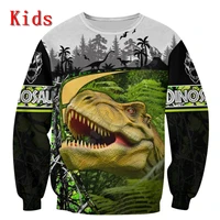 love dinosaur hoodies t shirt 3d printed kids sweatshirt long sleeve boy for girl funny animal pullover 15