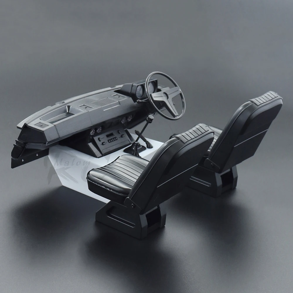 Кузов Range Rover Hard Body Shell с колесной базой 313 мм, комплект интерьера кабины, центральной консоли и сидений для 1/10 RC Crawler TRX4 Axial SCX10 II.