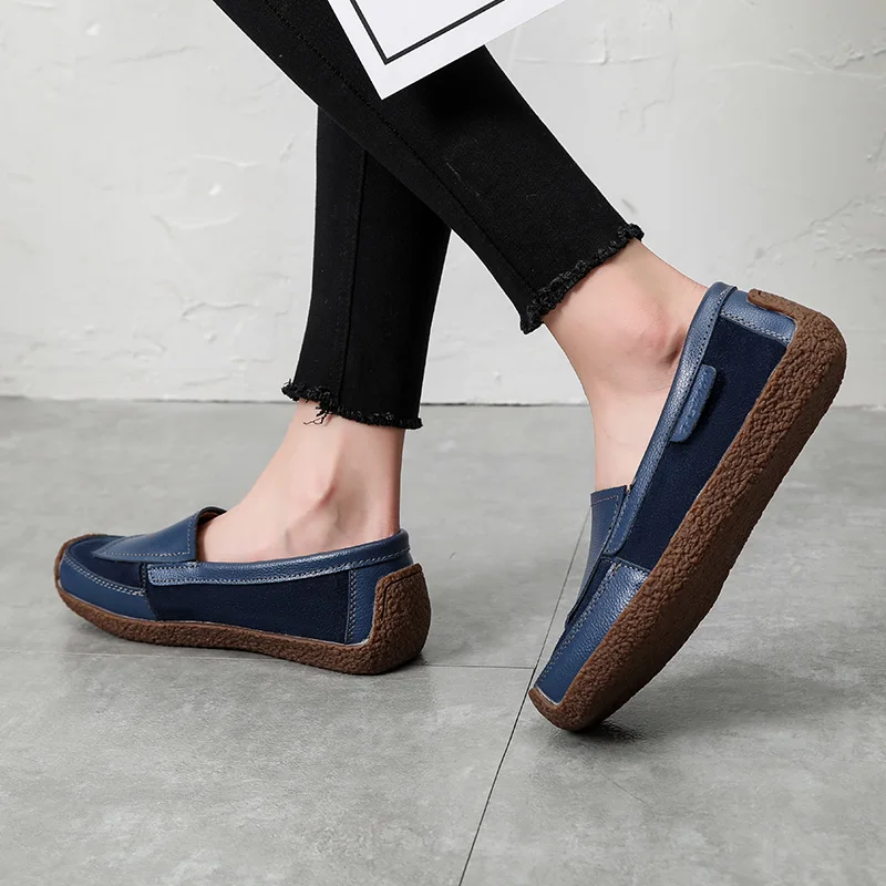 

New Women Comfortable Flat Loafers Ladies Casual Walking Shoes Outdoor Female Sneakers Footwear Zapatos Mujer Size 35-42