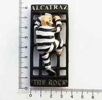 san francisco california alcatraz island tourism souvenirs three dimensional landscape magnetic stickers refrigerator