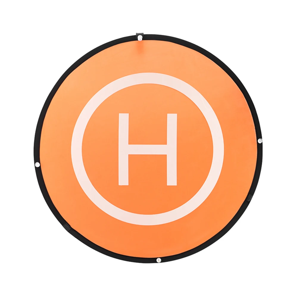 

75cm Round Outdoor Double Sided Landing Pad Night Flight Light ABS Foldable Drone Portable Waterproof Universal For Zoom Phantom