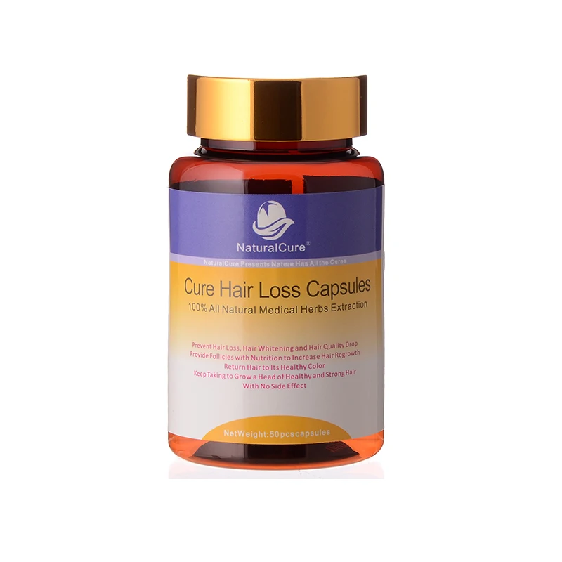 

NaturalCure Help Hair Loss Capsules, Protect Hair From Falling, Nourish Hair Follicles, Return to Its Original Color, 50capsules