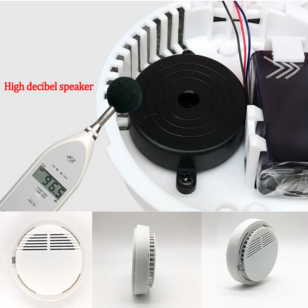 Детектор дыма сигнализации Беспроводной детектор для домашней безопасности