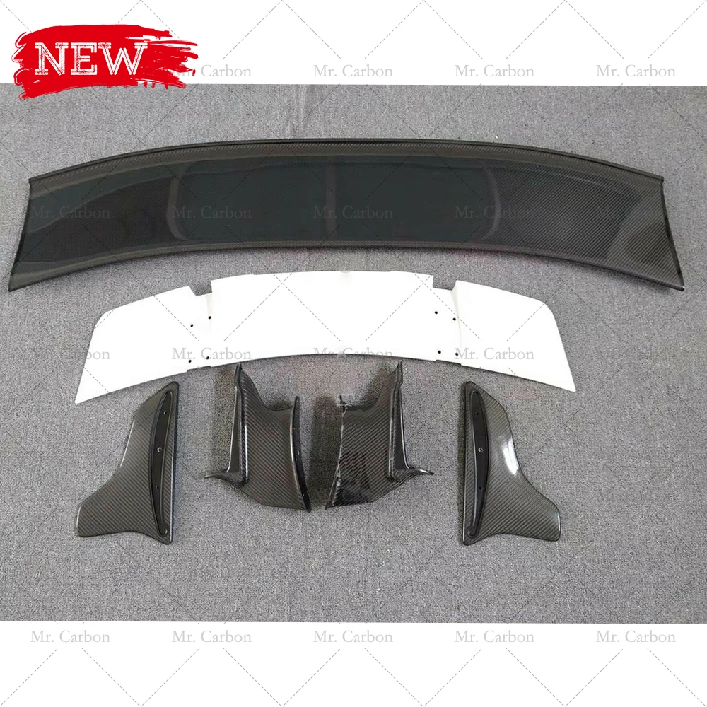 FOR NISSAN R35 GTR TOP SECRET STYLE CARBON FIBER ST2 SPOILER TRIM BODY KIT TUNING PART GT-R GT WING LIP RACING | Автомобили и