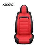 glcc car seat cover set pu leather cushion auto interior details accessories waterproof protector mat universal most 5 seat cars