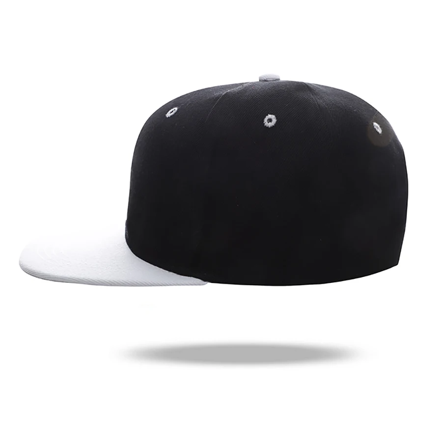 Flat-edge contrast color Maoqing cloth summer hip-hop hat tide Korean flat brim cap mesh H125 | Безопасность и защита
