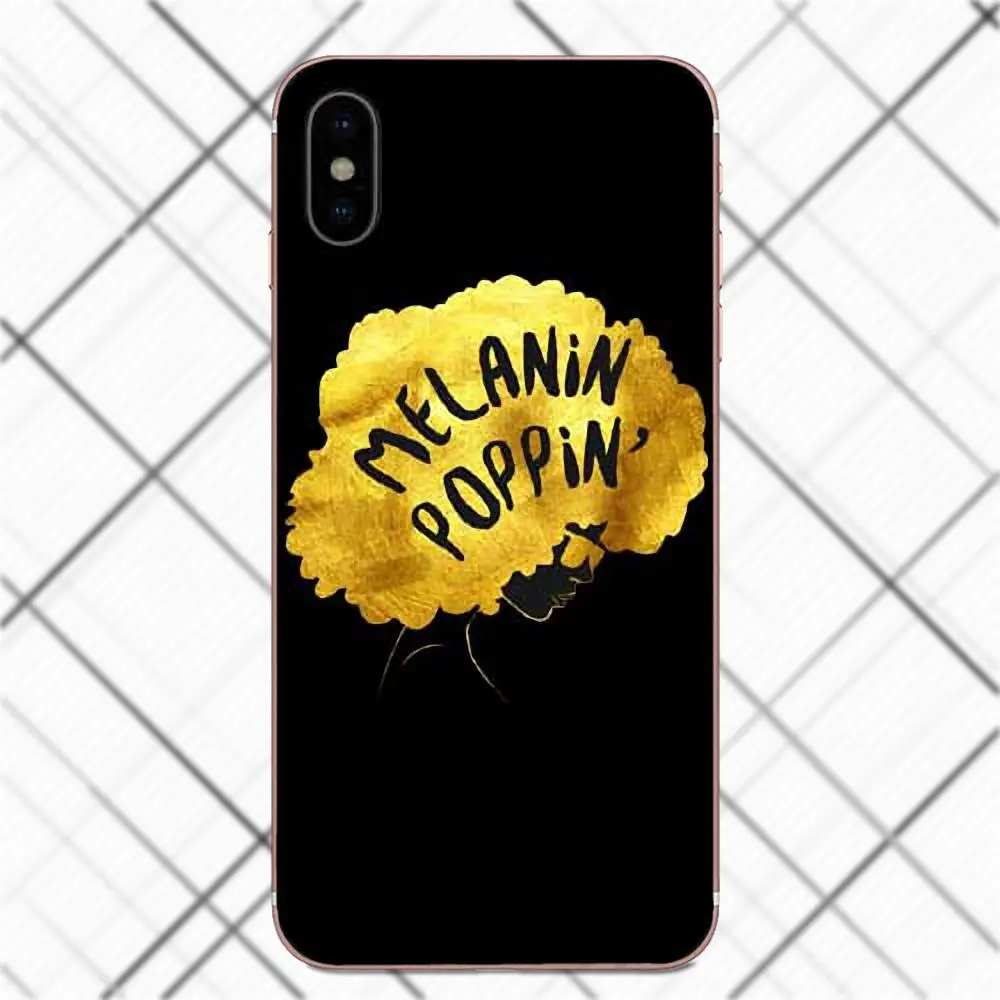 Чехол для мобильного телефона queen Melanin Poppin Golden Girl из ТПУ Xiao mi 6 A1 Max x 2 5X 6X Red Note 5 5A 4X 4A