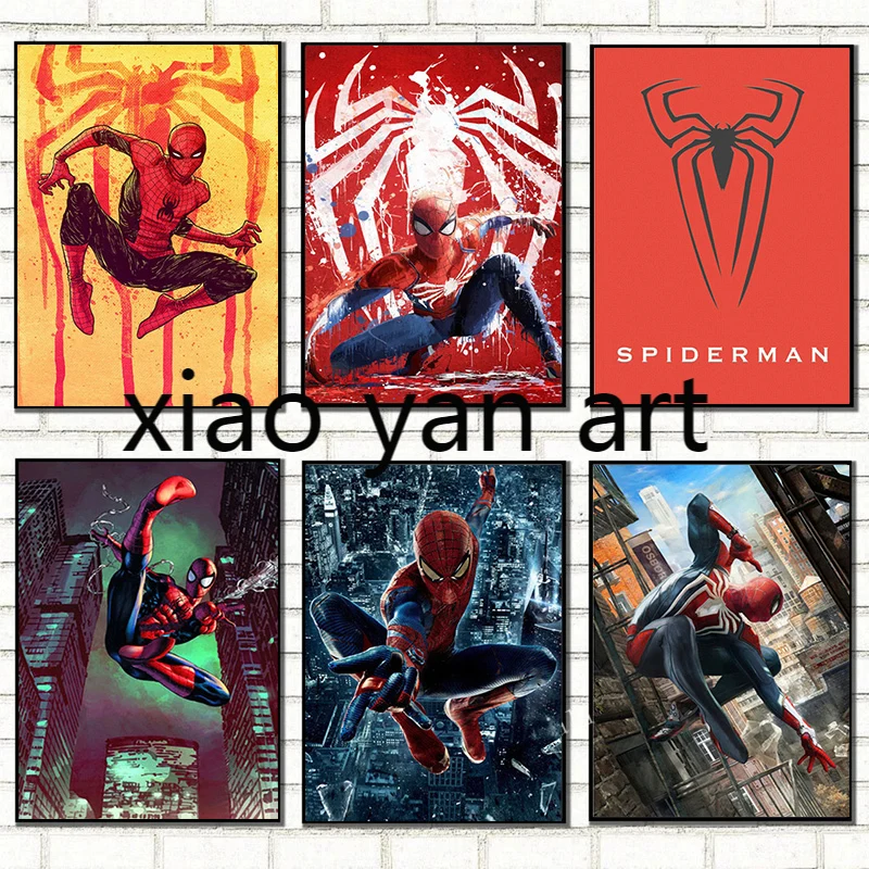 

5D Алмазная мозаика из фильма Marvel «Человек-паук», алмазная живопись, Алмазная мозаика «сделай сам», алмазная вышивка, украшение для гостиной ...