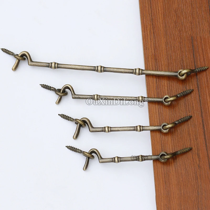 Экспресс доставка 100 шт. европейские античные латунные дверные болты скользящие