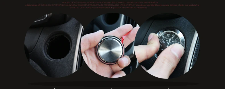 Для Защитные чехлы для сидений, сшитые специально для Chery ARRIZO5 ARRIZO 5 нажатием одной кнопки Пуск термометр модифицированный автомобильный украшение-термометр автомобильные аксессуары
