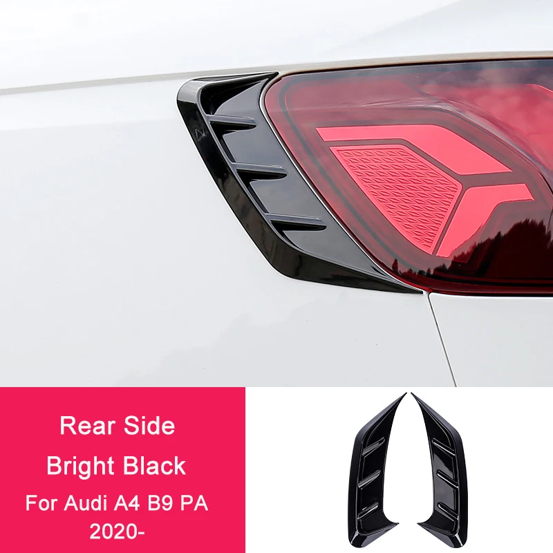 

Автомобильный передний фонарь, задний фонарь, боковая накладка, стиль RS4, наклейка для Audi A4 Sedan B9, аксессуары 2020 2021 2022