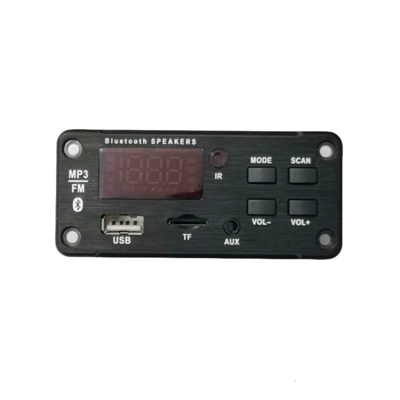 12 В Bluetooth 5,0 MP3 декодер доска WAV WMA декодирование MP3 плеер аудио модуль Поддержка FM радио AUX USB для автомобиля