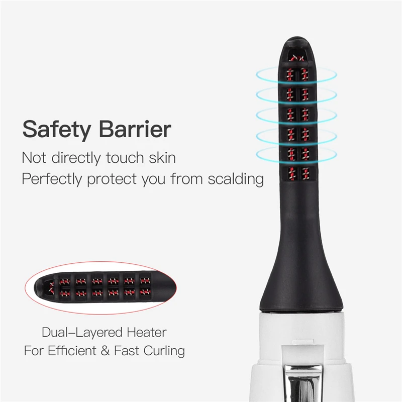 2 в 1 электрическая завивка ресниц с подогревом массажный роликовый лицевой