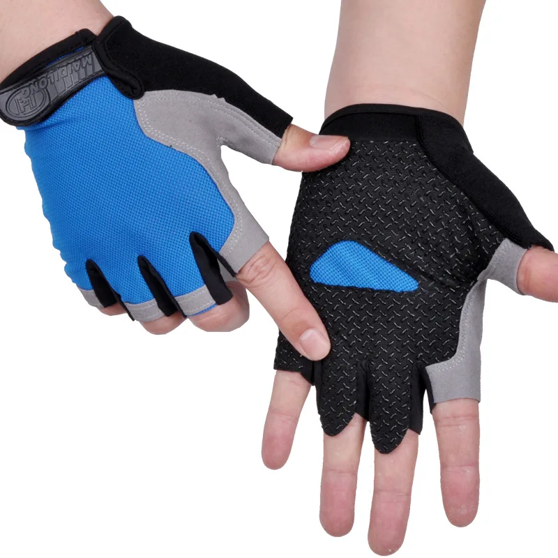 

Cycling Anti-slip Anti-sweat Men Women Half Finger Gloves Breathable Anti-shock Sports Gloves Bike Bicycle Riding Glove 8 Colors