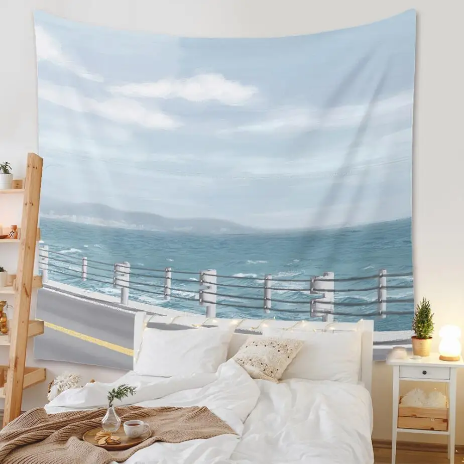 

Мужская психоделическая постмодерническая Гобеленовая настенная подвеска в стиле хиппи свежий искусственный принт настенная ткань для го...