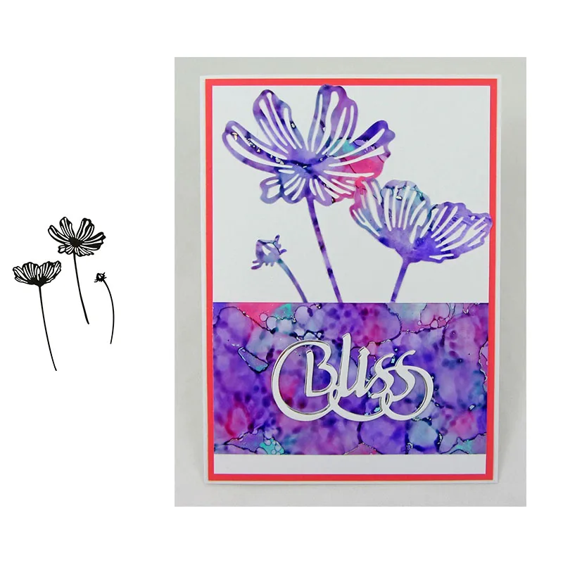 Пресс-формы для вырезания металла пресс-форма диких цветов новинка 2019 бумага