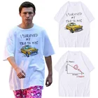 Футболки Tom Holland в том же стиле, футболки с принтом я пережила моя поездка в NYC, футболки с принтом фильма далеко от дома, футболка X, повседневная хлопковая уличная одежда
