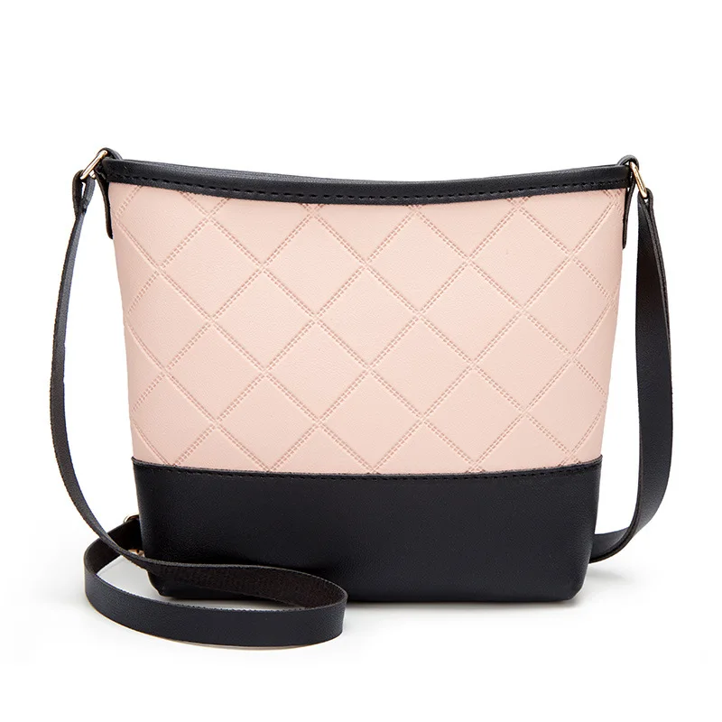 Crossbody Bags For Women Fashion Women's Rhombic One-shoulder Bucket Bag Mobile Phone Bag Purse Women Messenger Bags Bolsas