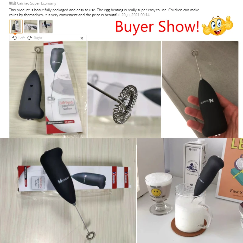 

Electric Milk Frother Coffee Frother Foamer Whisk Mixer Stirrer Egg Beater Mini Handheld Milk Coffee Egg Stirring Tool New
