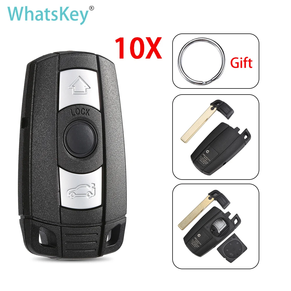 

Чехол для автомобильного ключа с тремя кнопками для BMW E90 E91 E92 E70 E71 E72 E87 X5 X6 E60