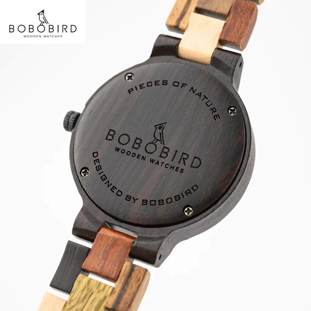 Деревянные парные часы Bobo Bird для женщин женские 2020 деревянные кварцевые наручные
