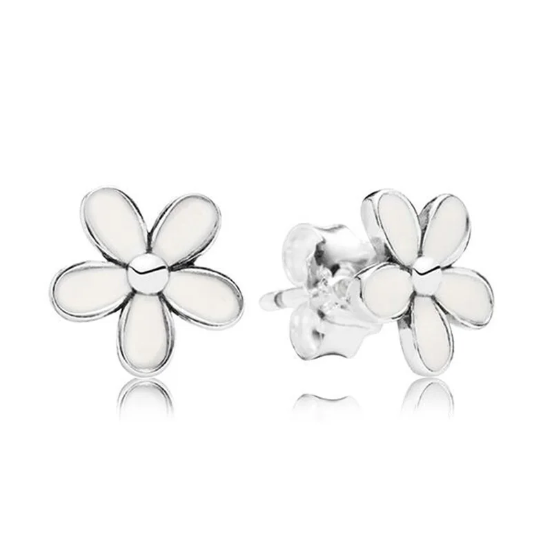 Silver Boosbiy роскошные женские серьги-гвоздики с Микки и Минни из мультфильма Элегантные Изящные серьги Новинка/ювелирные изделия брендовые серьги - Окраска металла: Silver